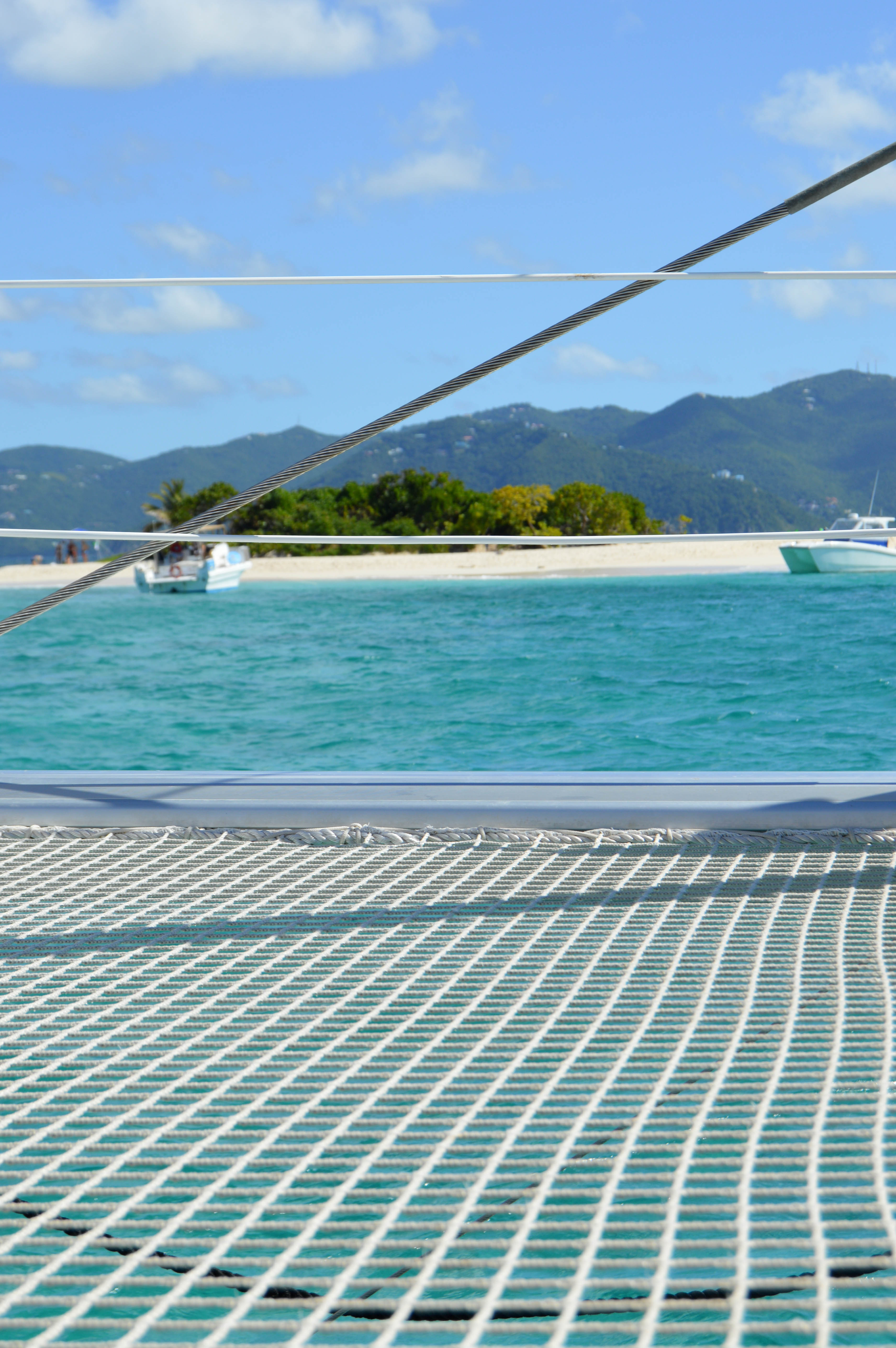 sandy spit - british virgin islands - catamaran charter