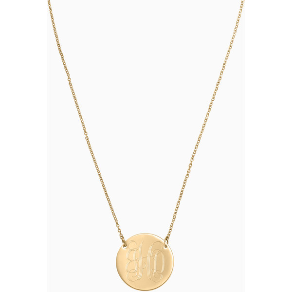 Stella & Dot - Signature Engraveable Disc Necklace - Mother's Day Gift Ideas