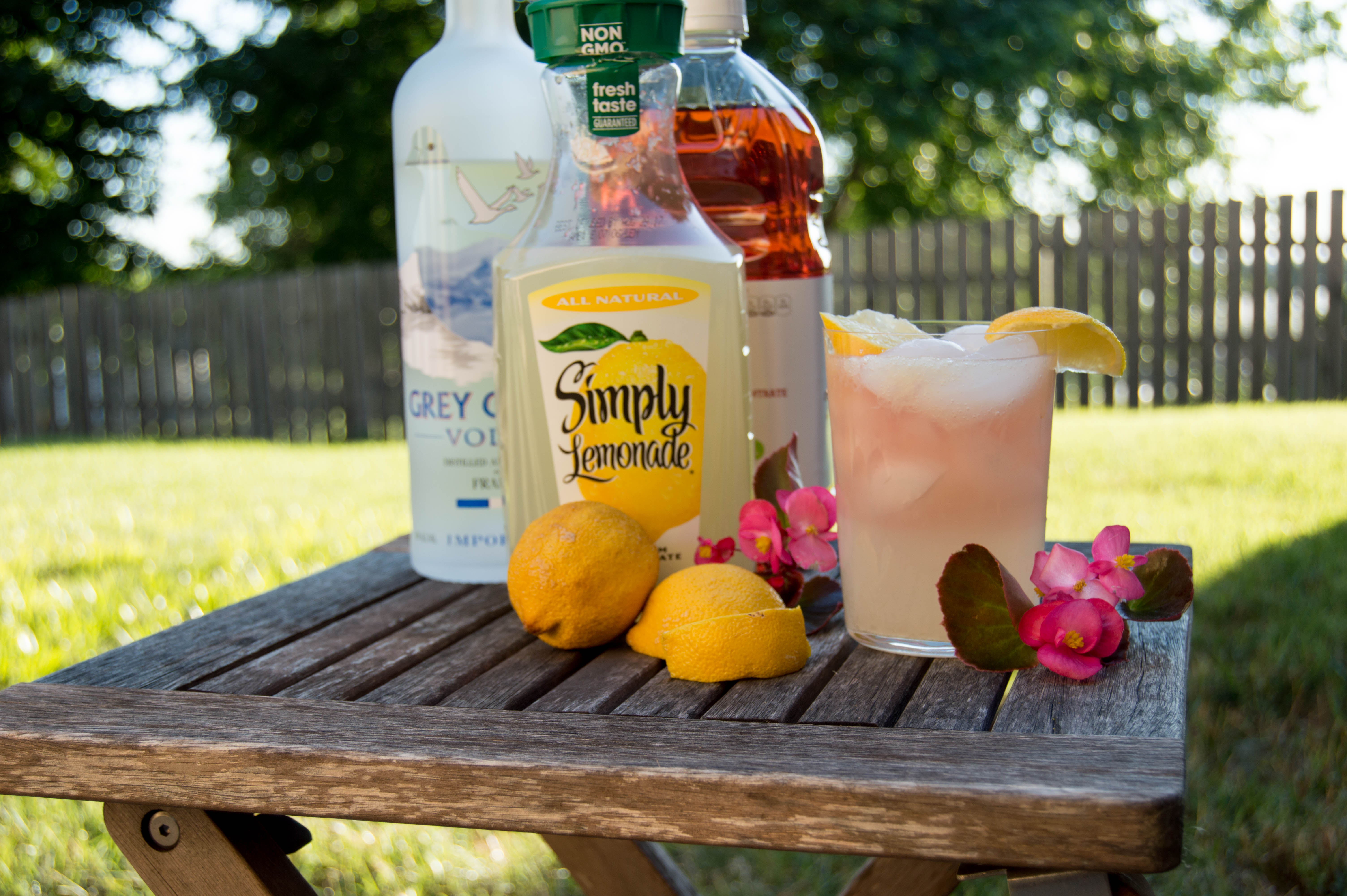 summer drink recipe - vodka lemonade