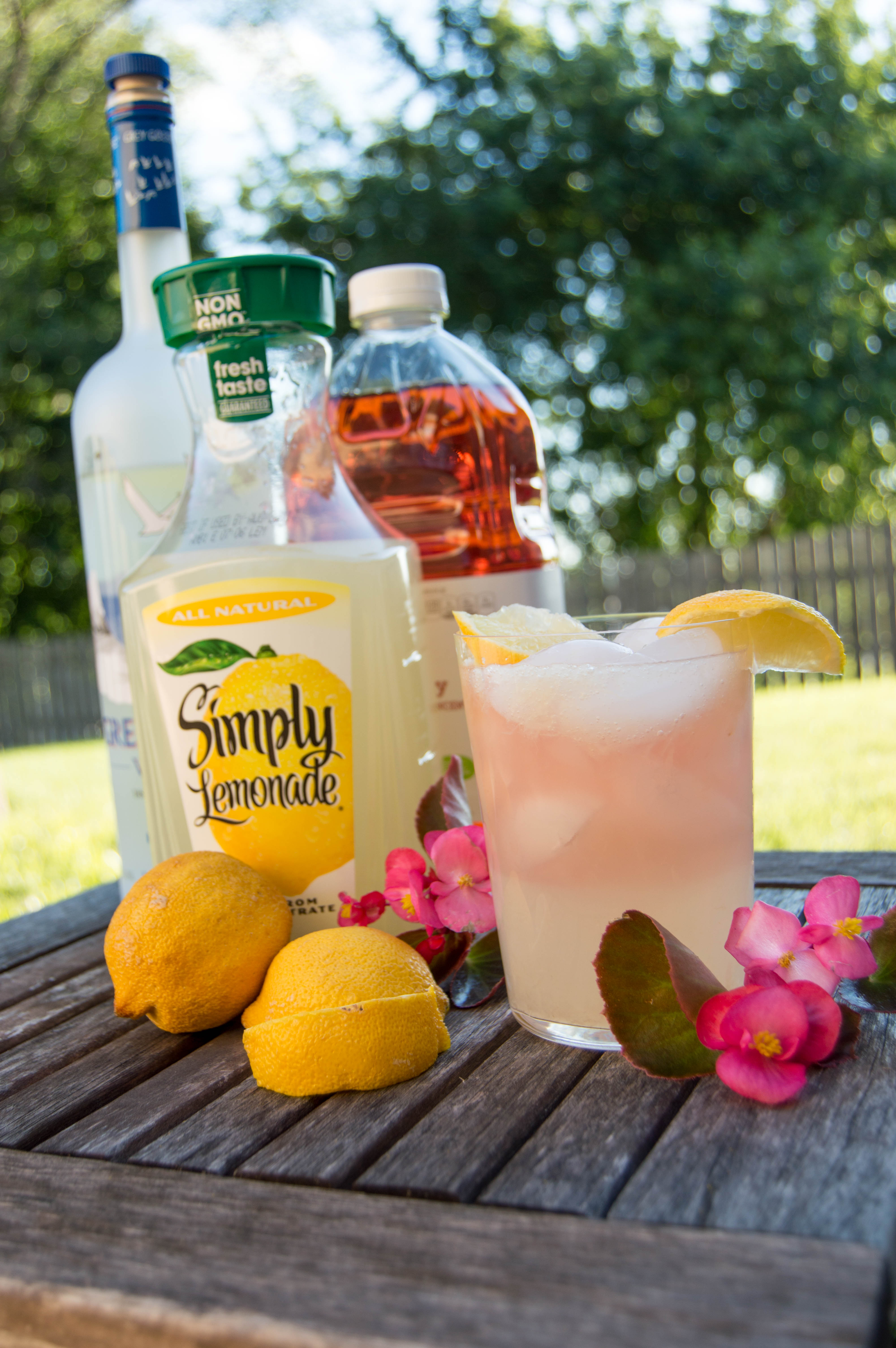 summer drink recipe - vodka lemonade