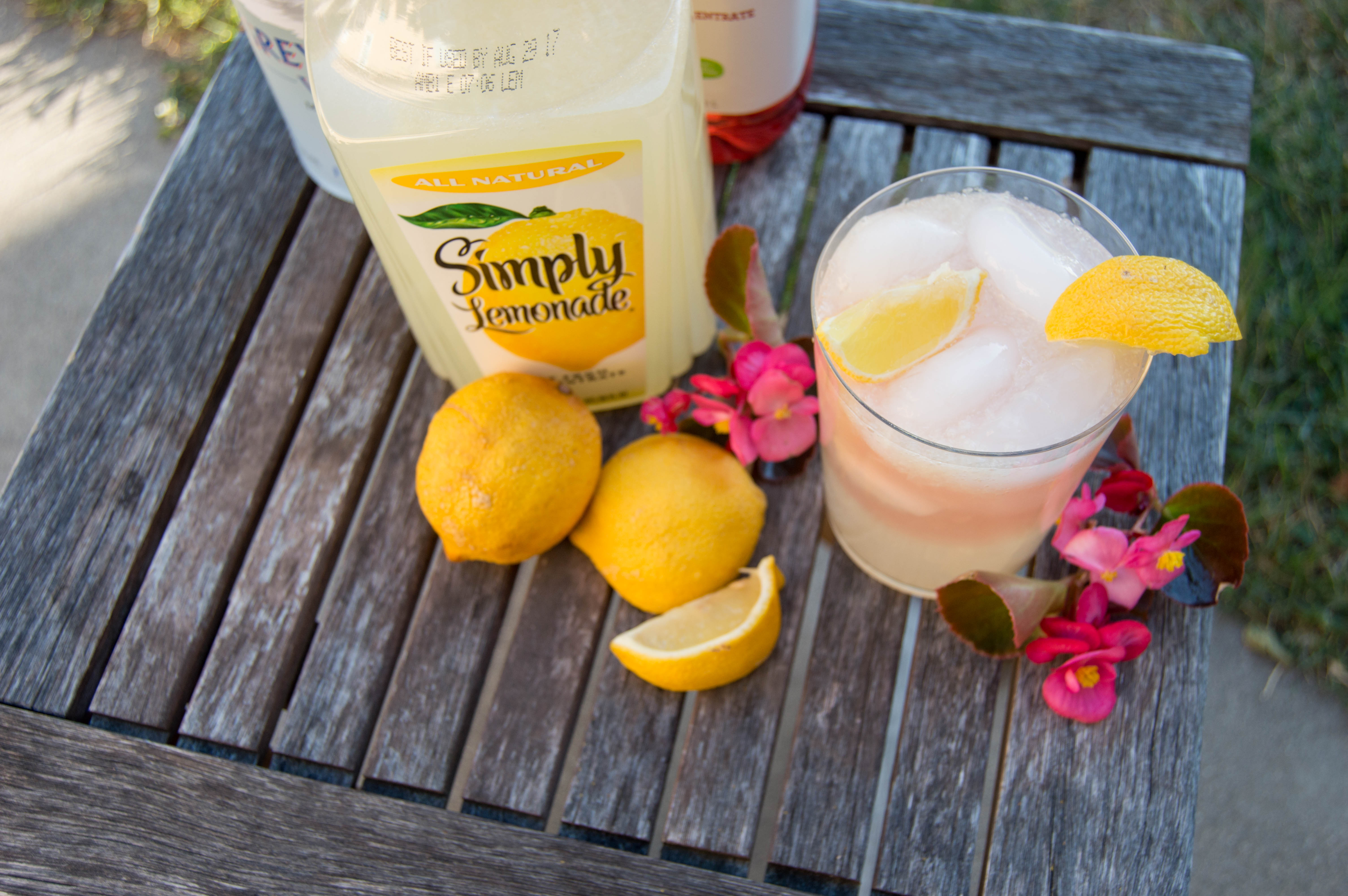 summer drink recipe - vodka lemonade