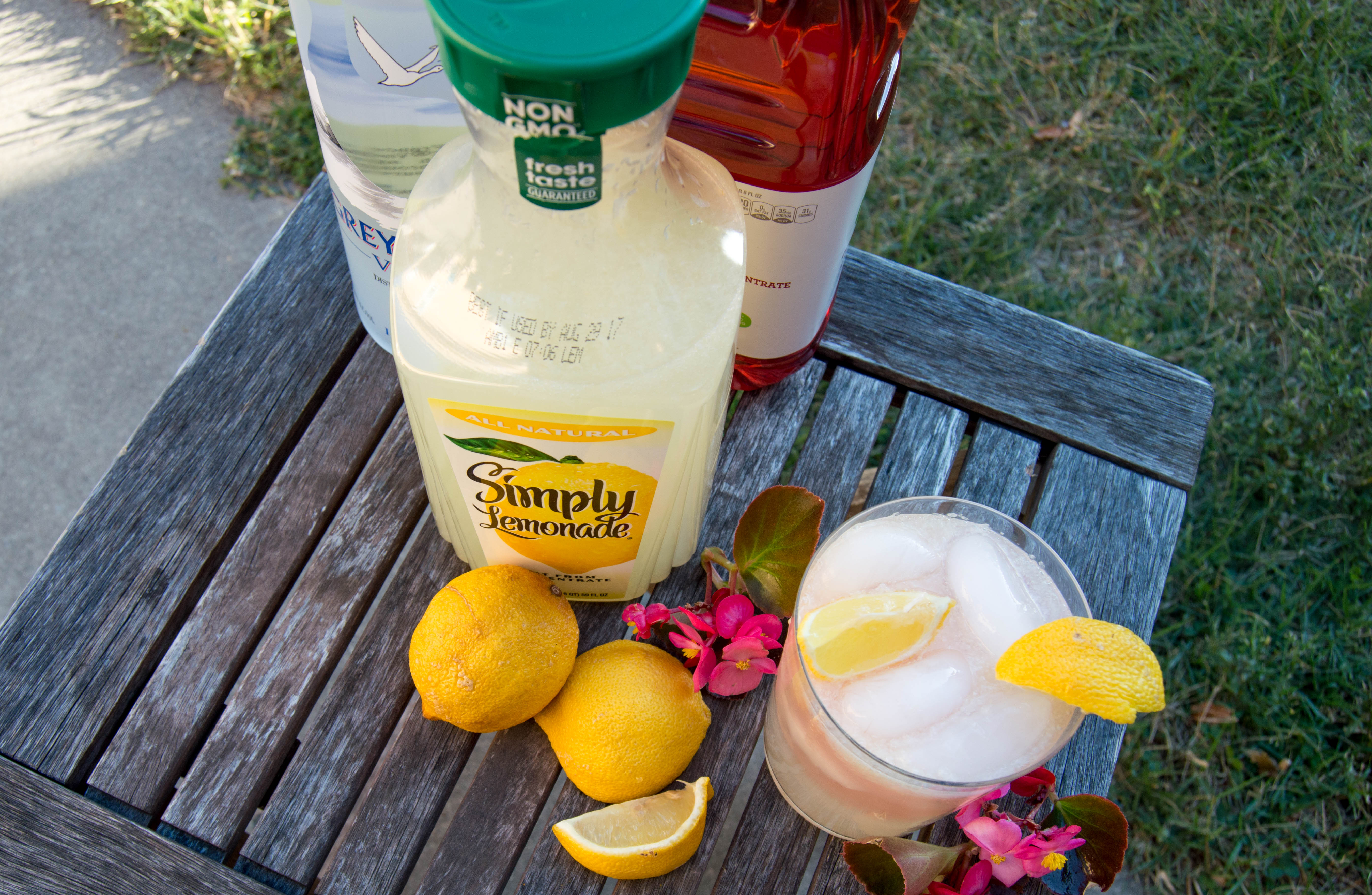 summer drink recipe - vodka lemonade