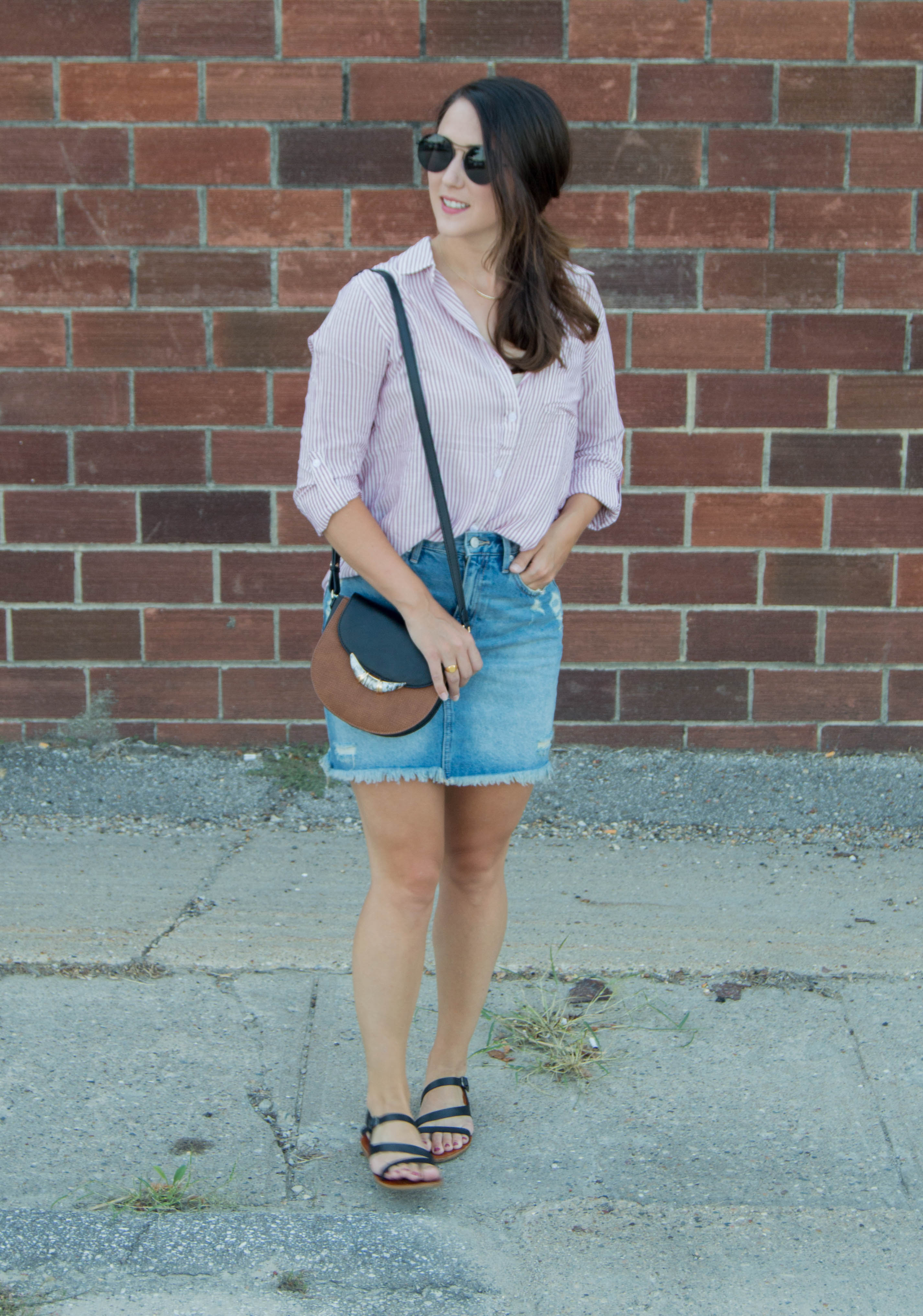 Gap jean skirt