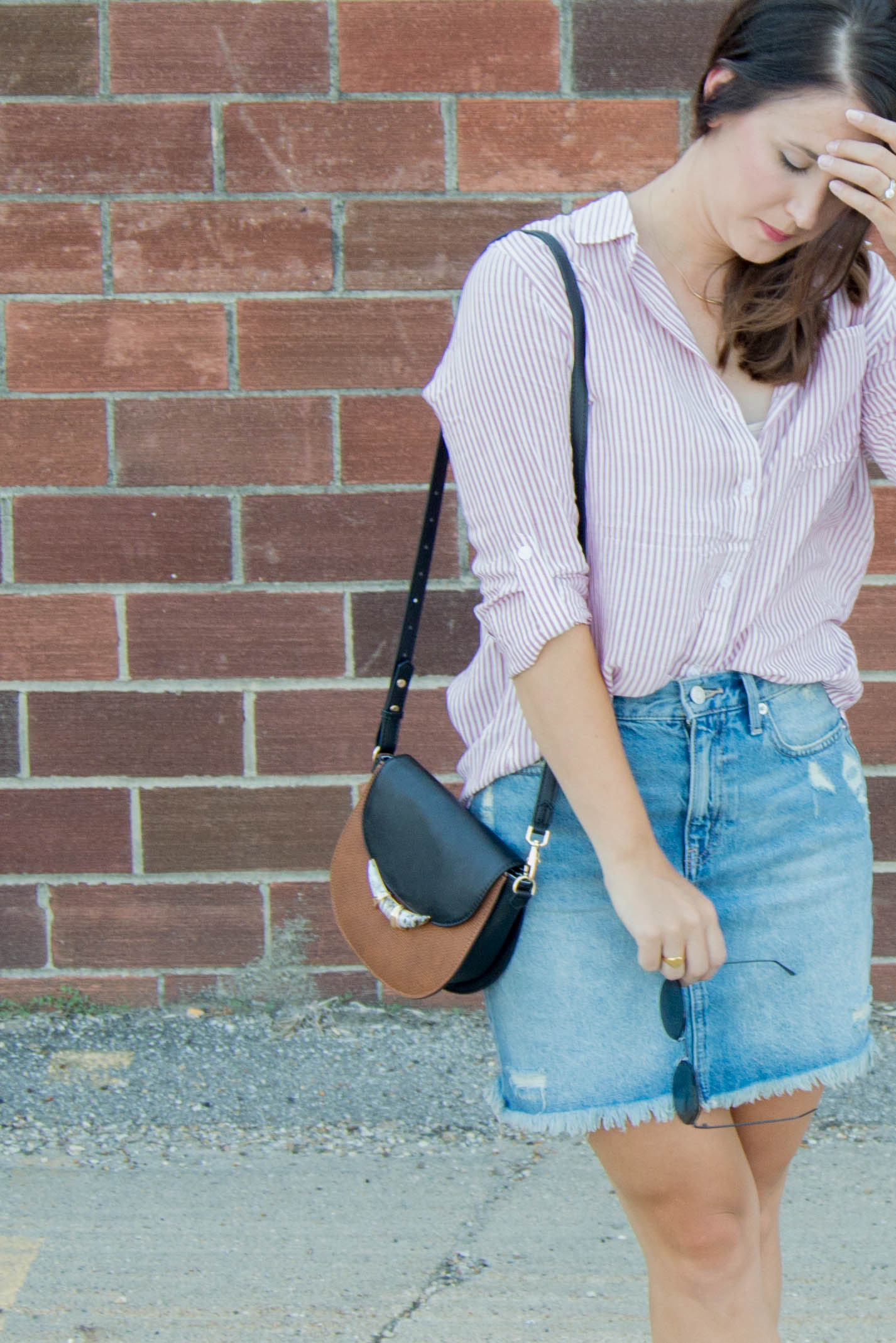 Gap jean skirt