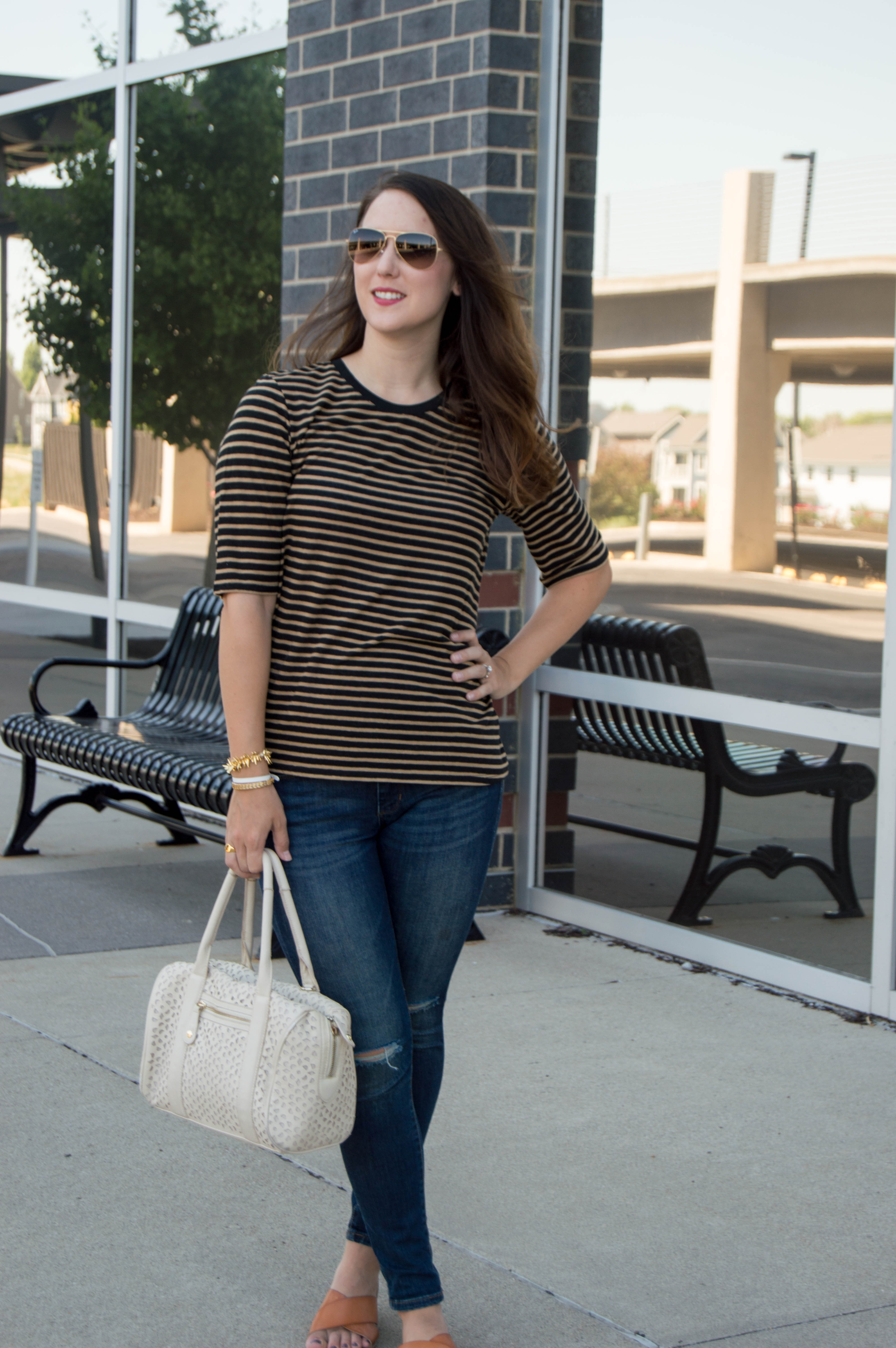 who what wear striped tee - target style