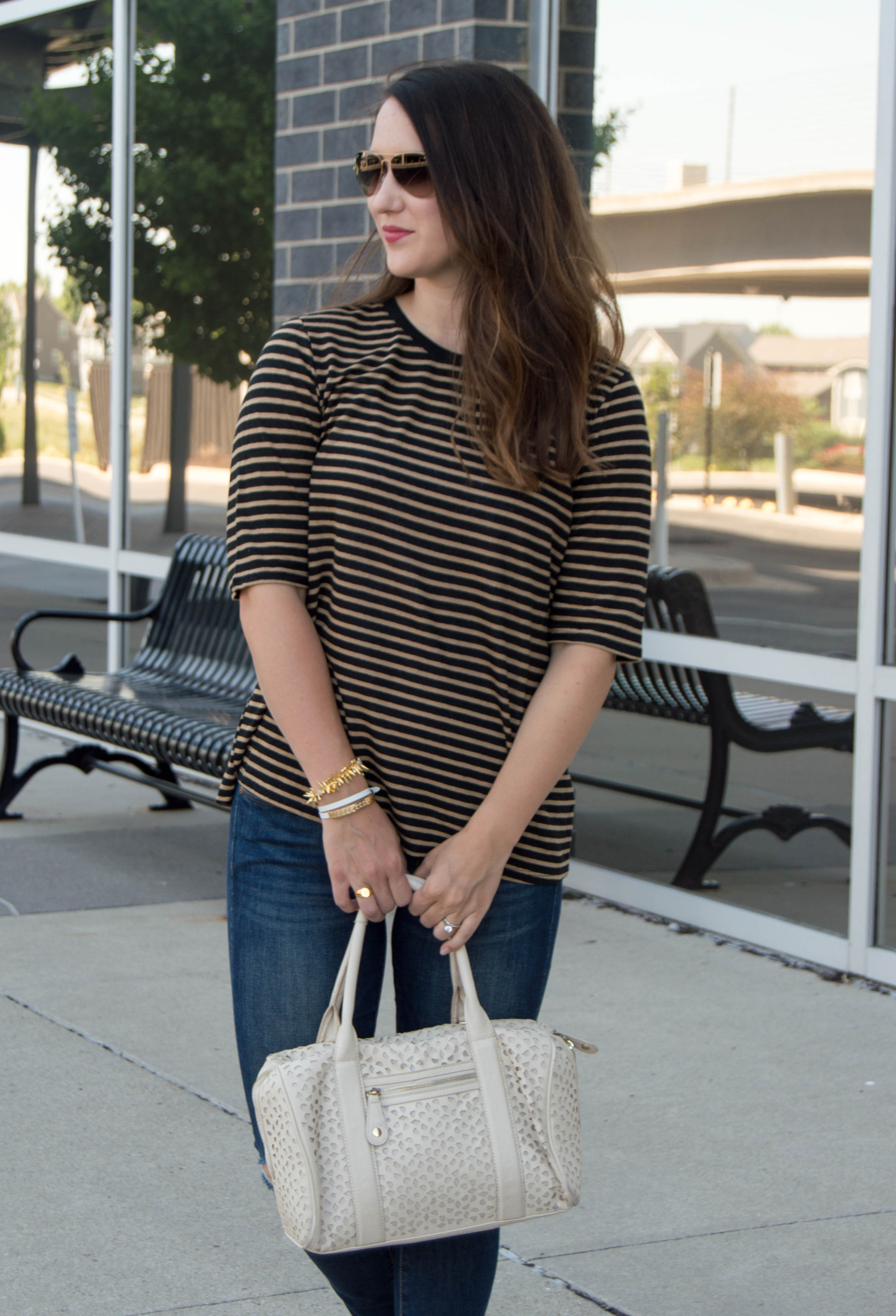 who what wear striped tee - target style