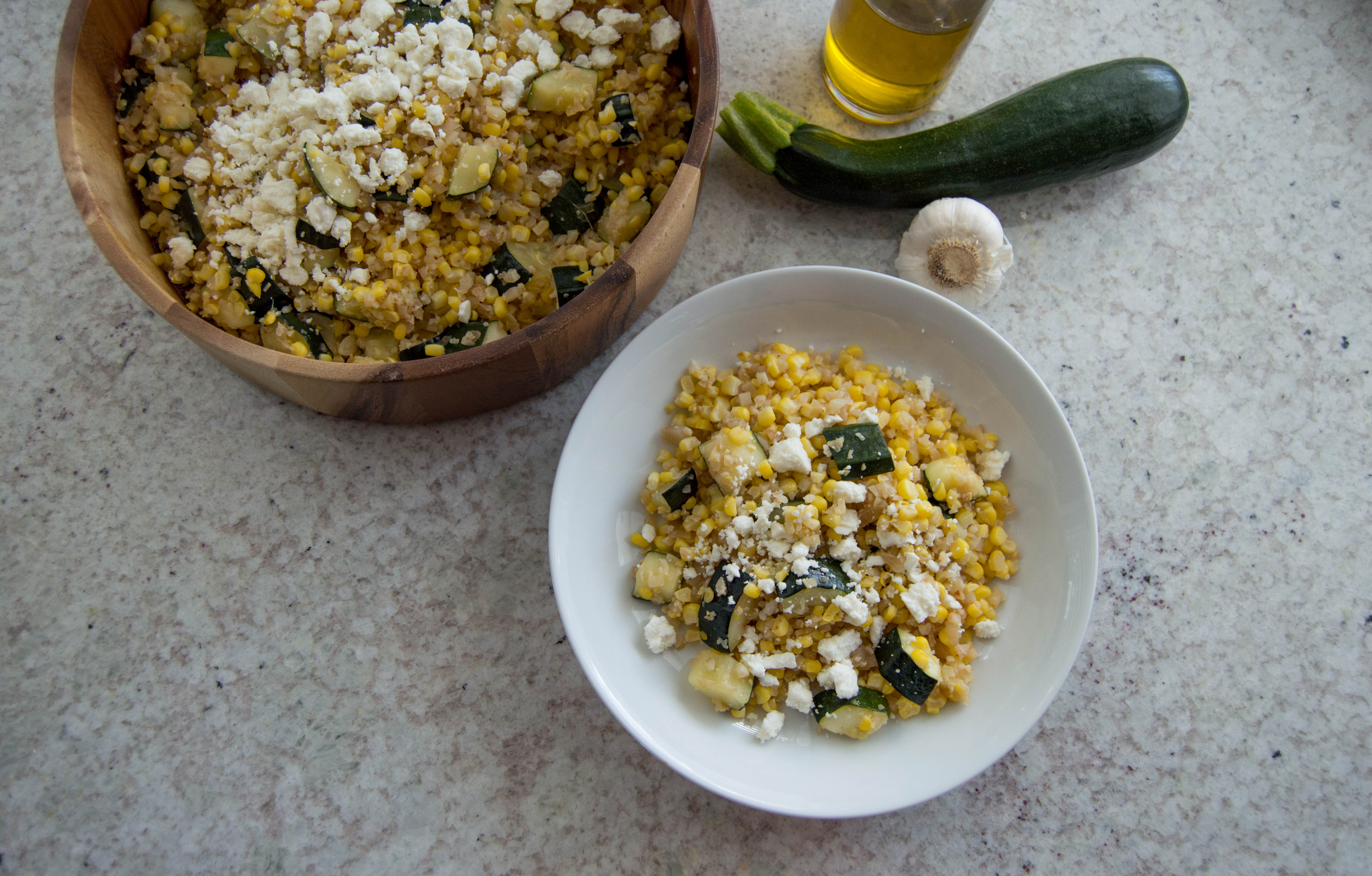 zucchini corn salad