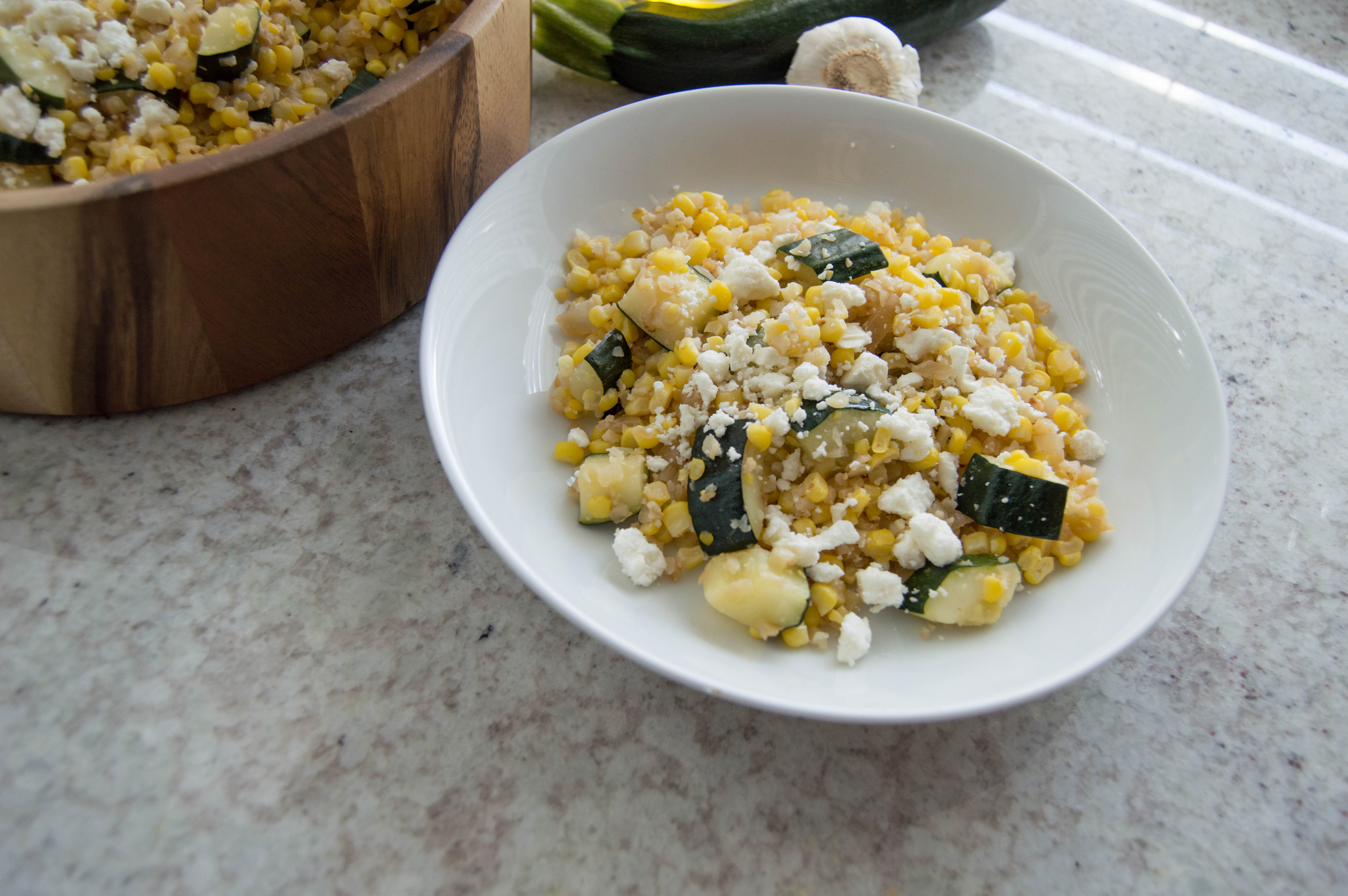 zucchini corn salad