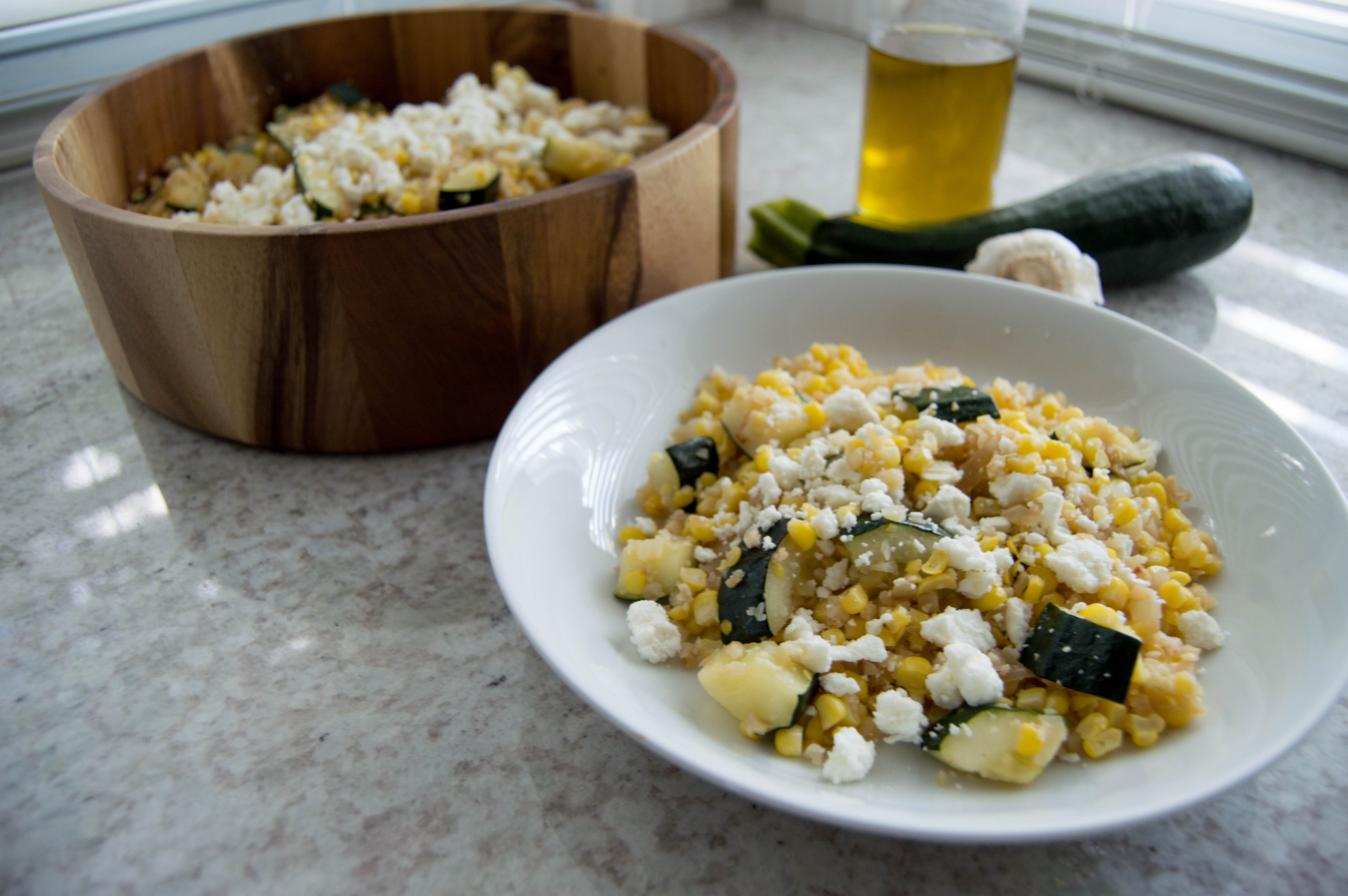 zucchini corn salad