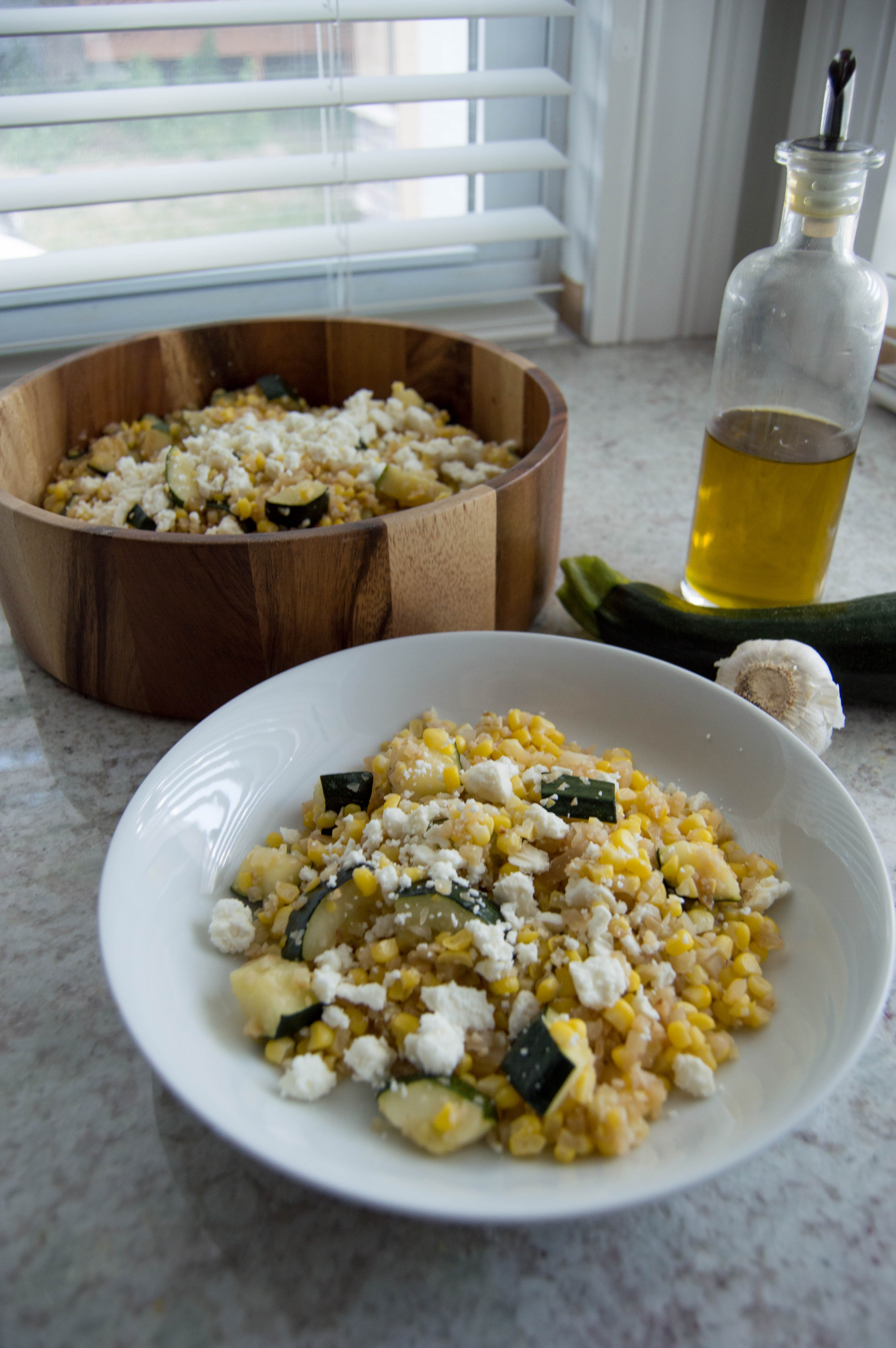 zucchini corn salad