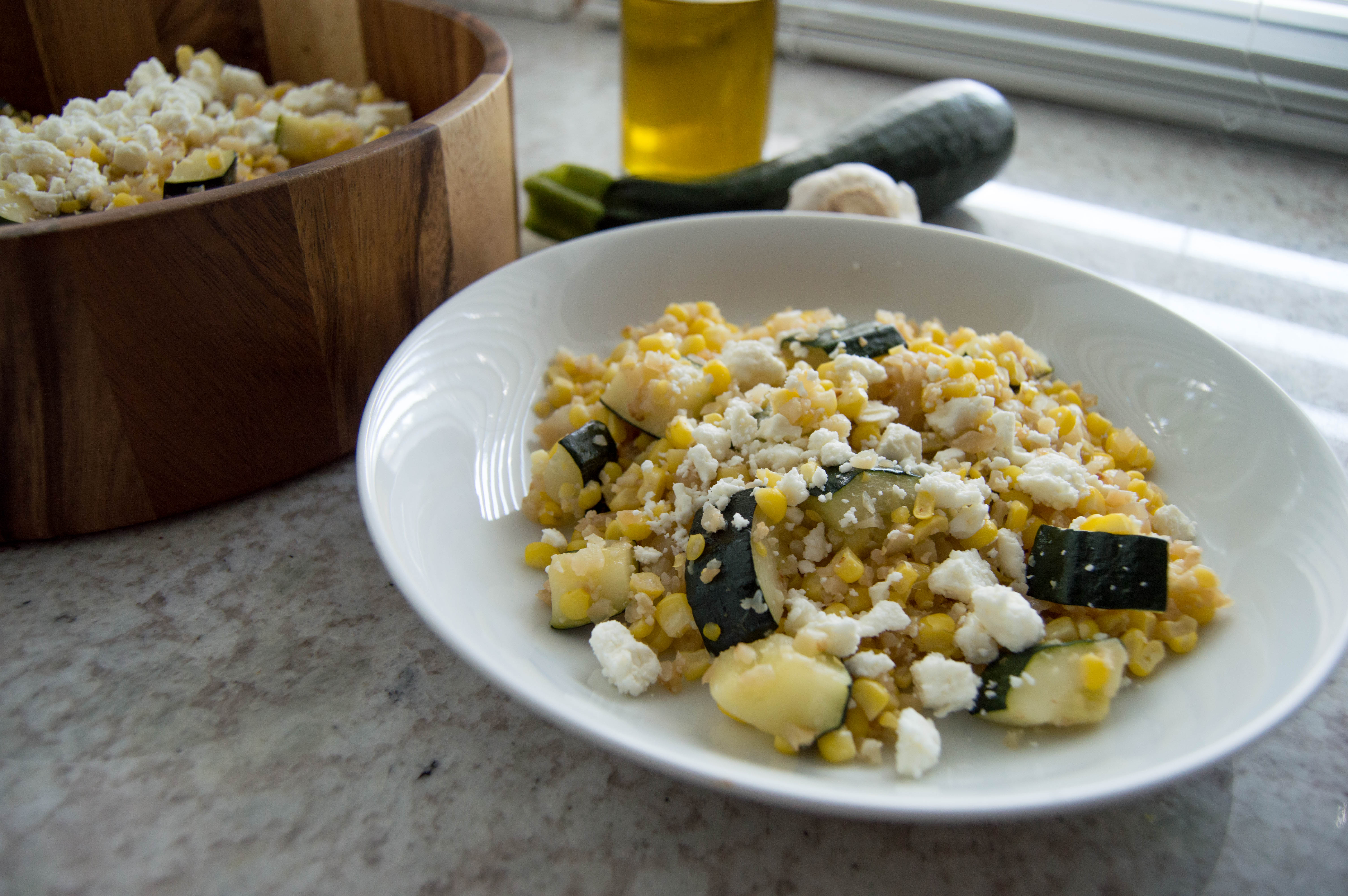 zucchini corn salad