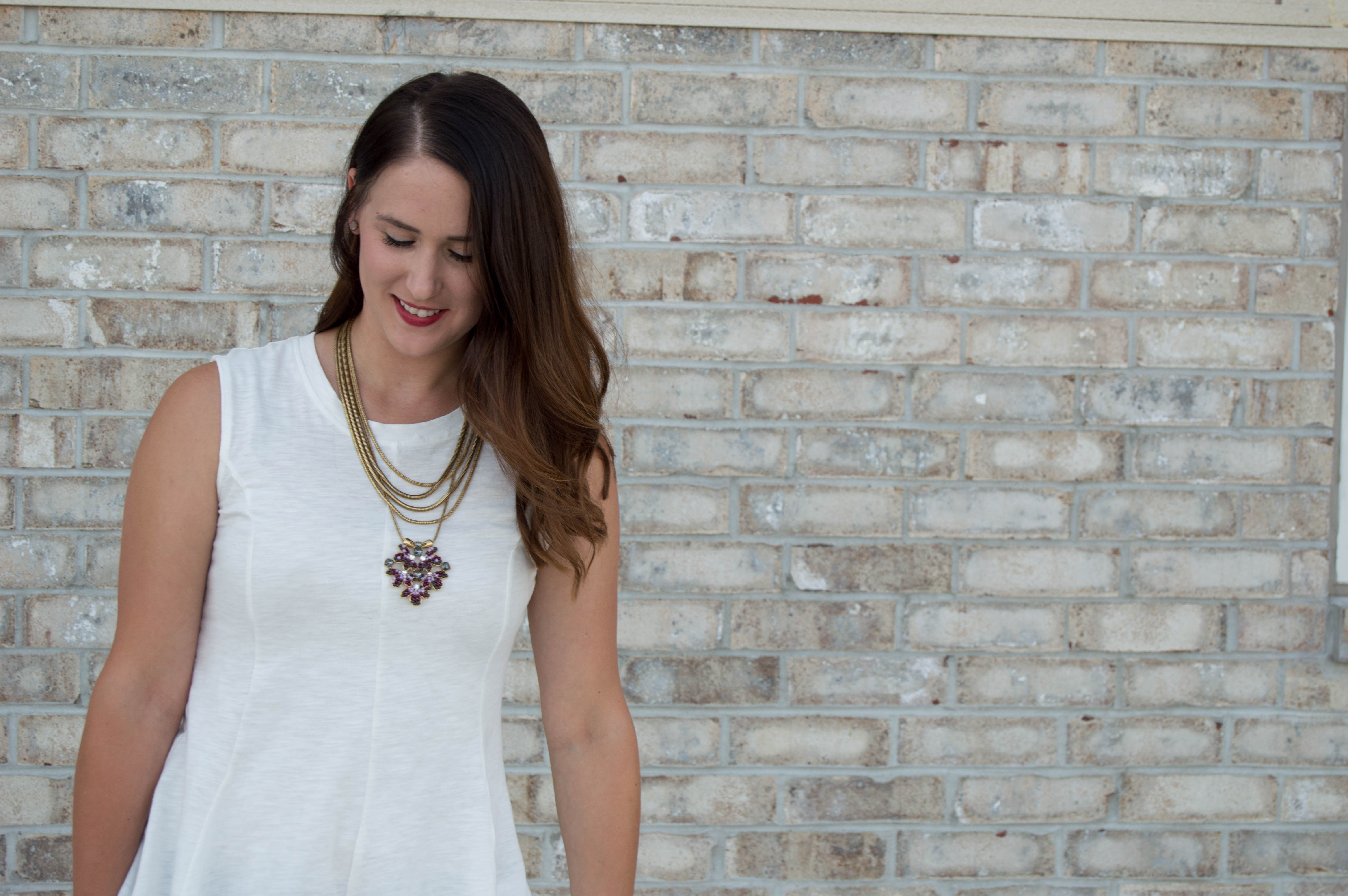 anthropologie peplum tank