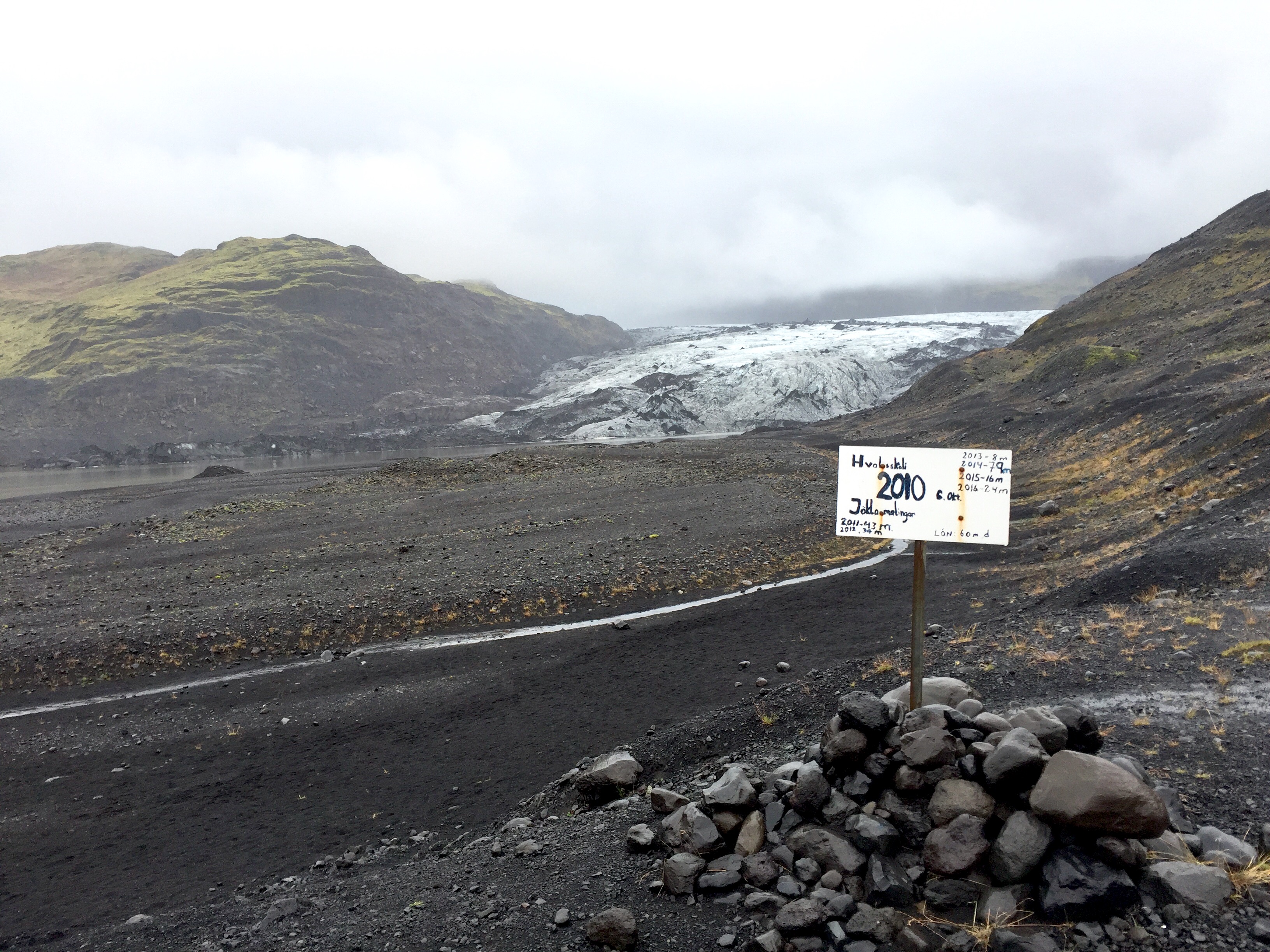 glacier walk - iceland