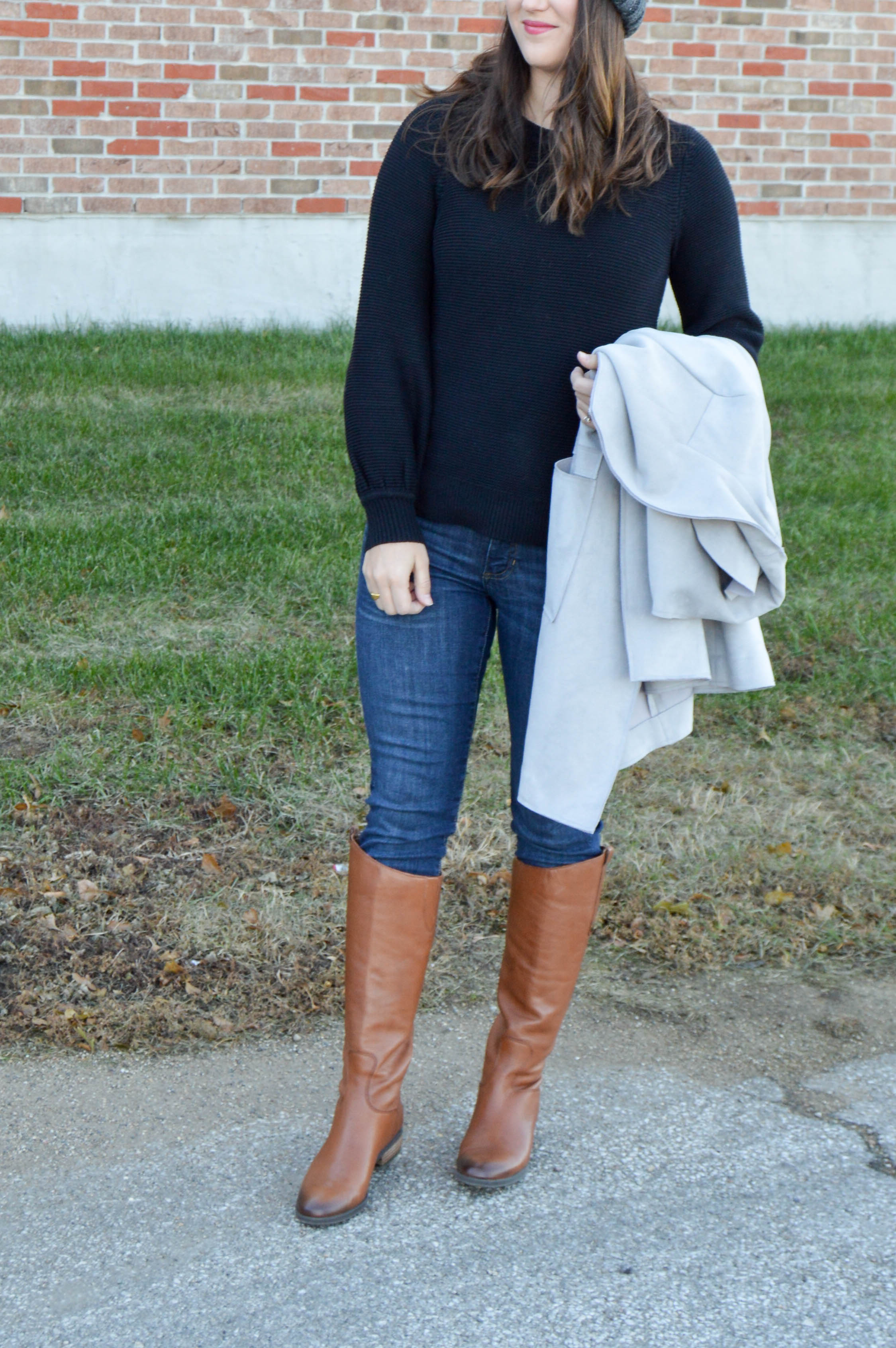 loft black sweater