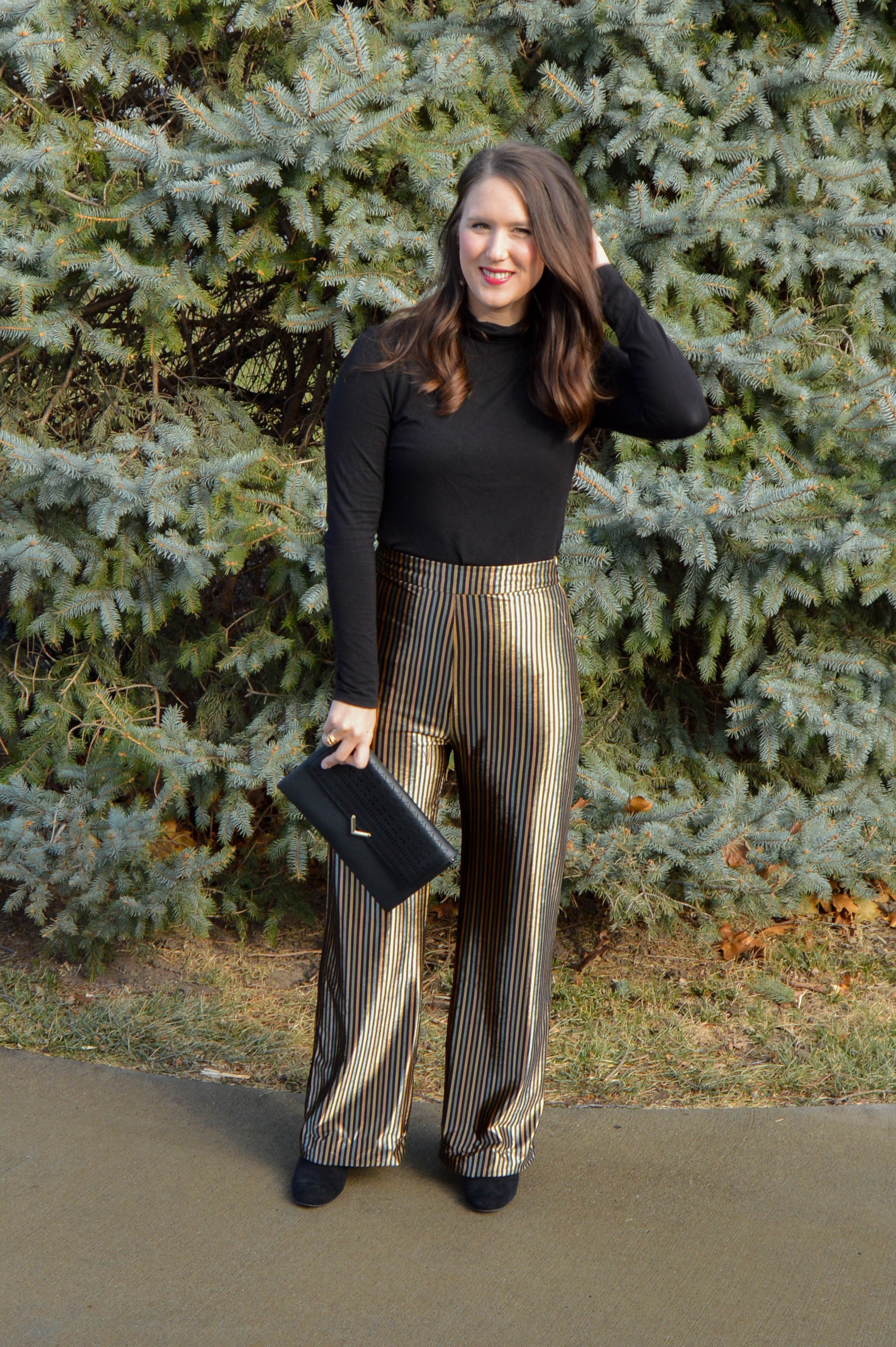 new years eve outfit - velvet pants zara - pajama pant trend