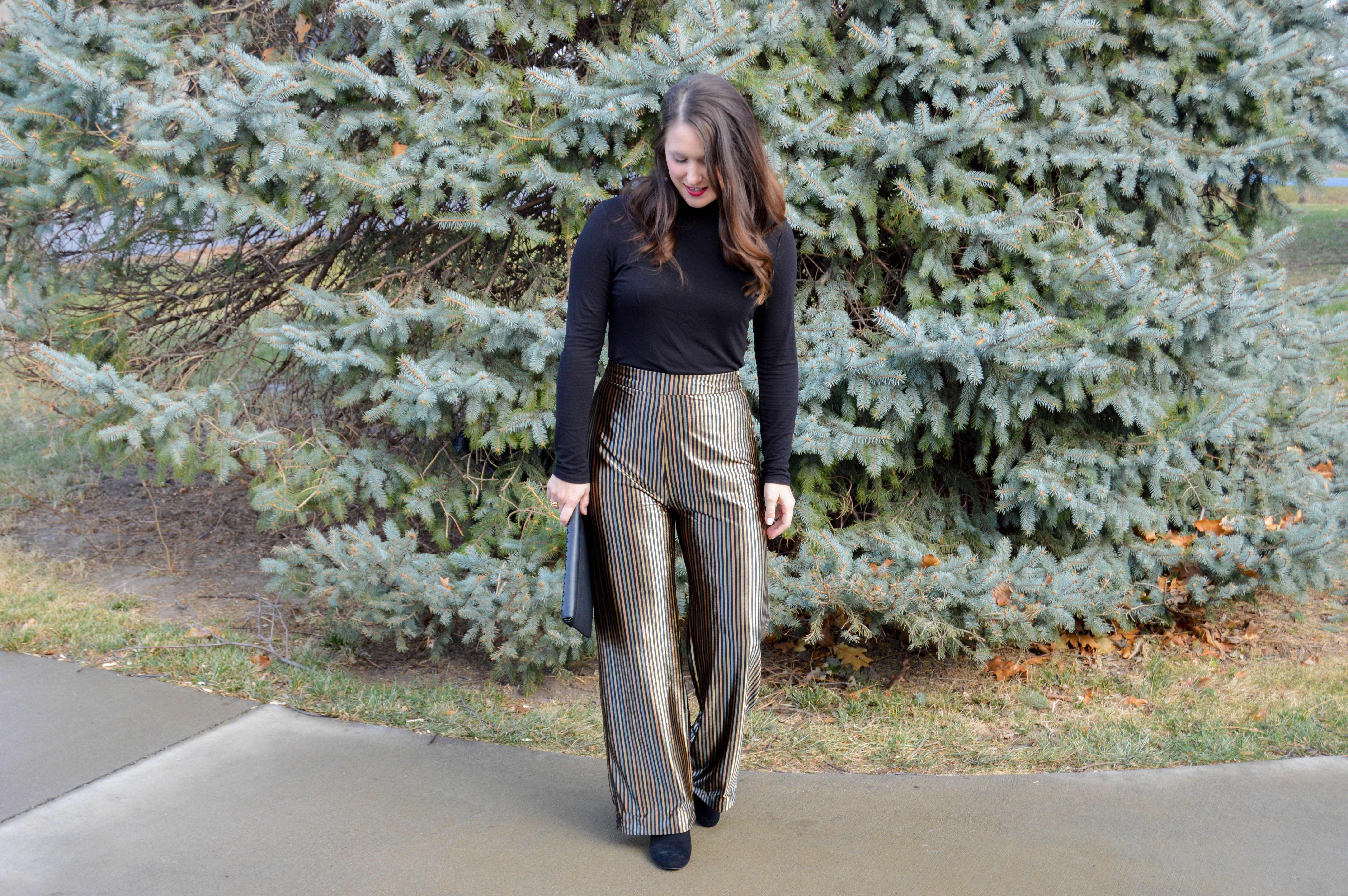 new years eve outfit - velvet pants zara - pajama pant trend