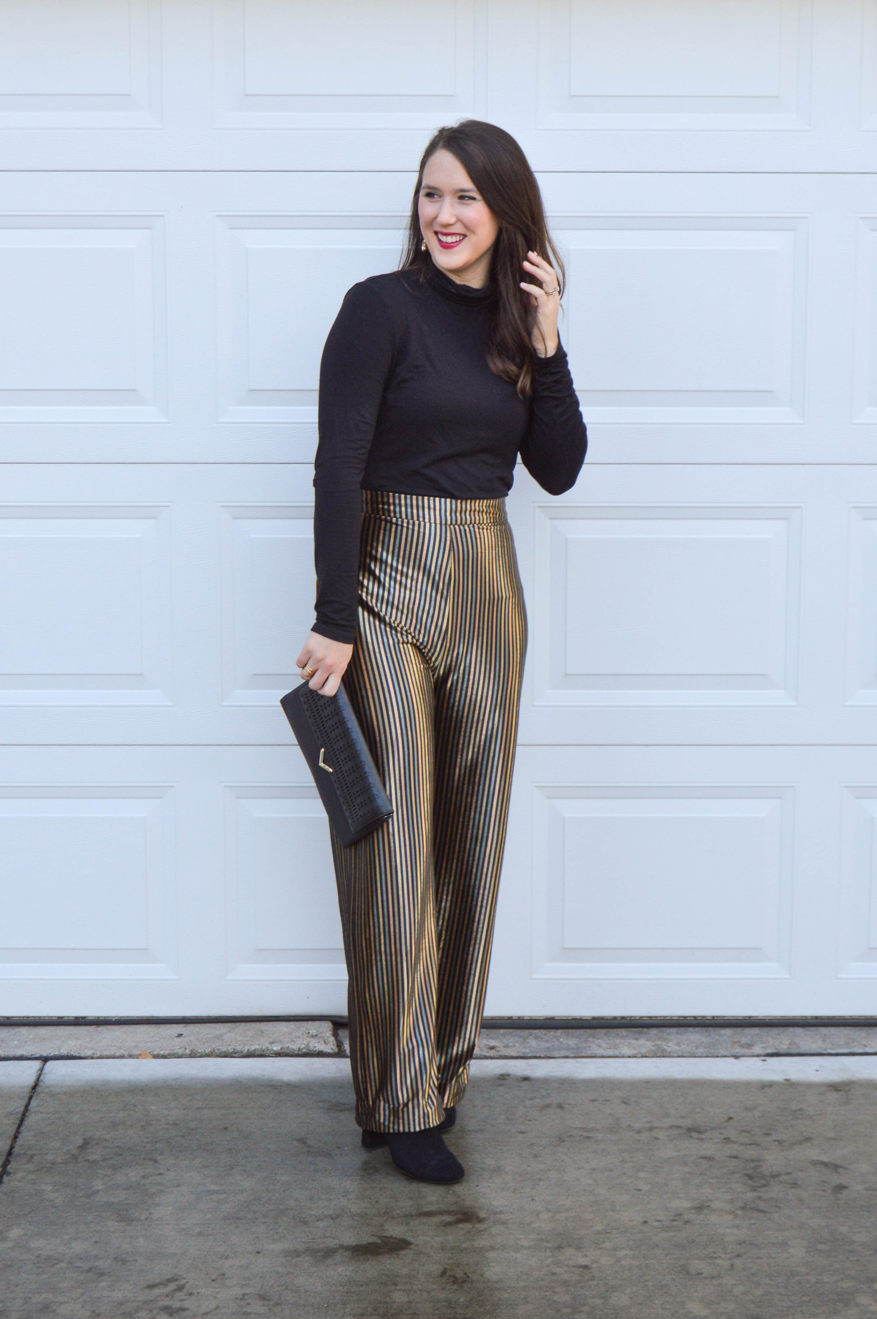 new years eve outfit - velvet pants zara - pajama pant trend