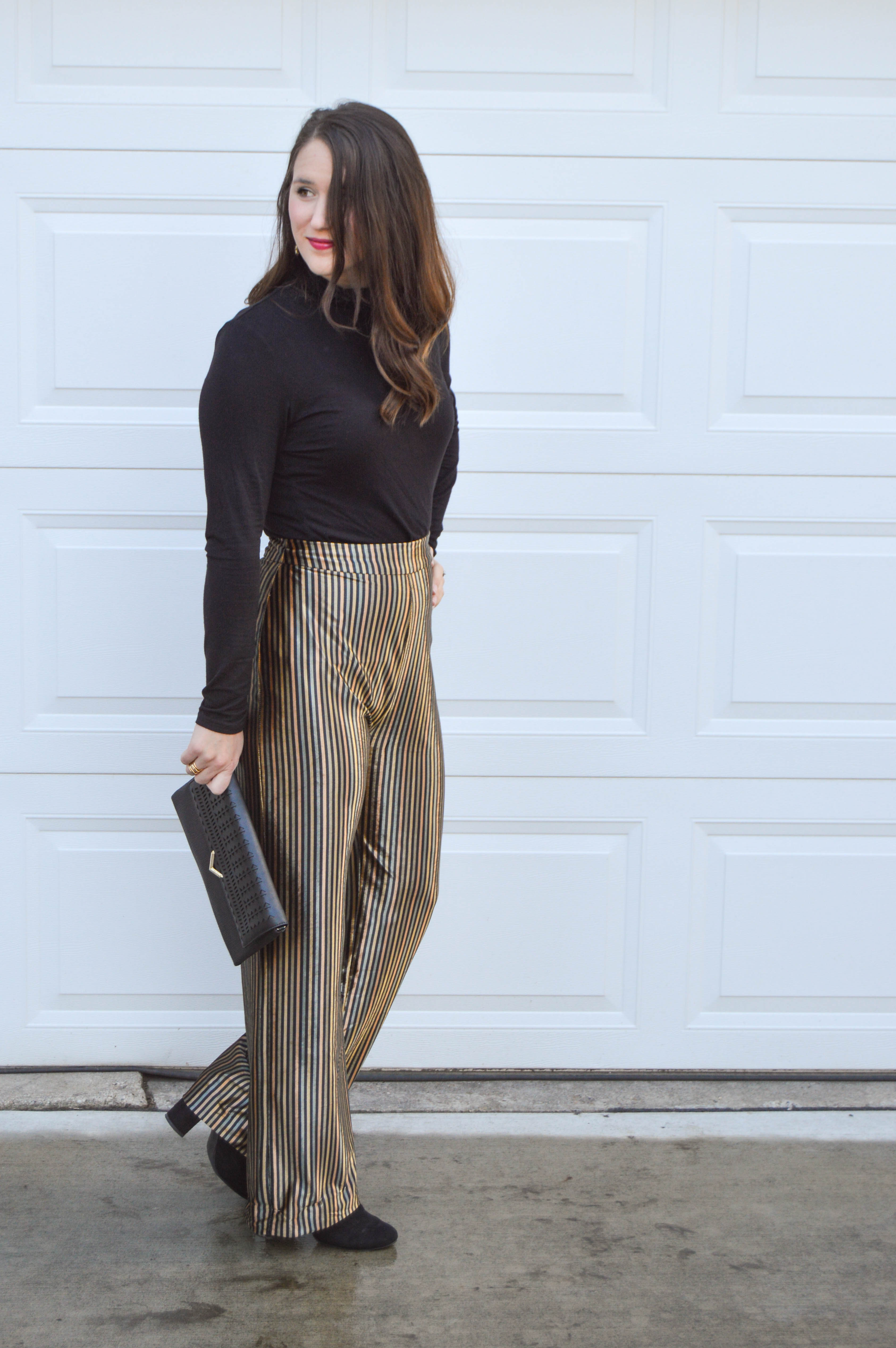 new years eve outfit - velvet pants zara - pajama pant trend