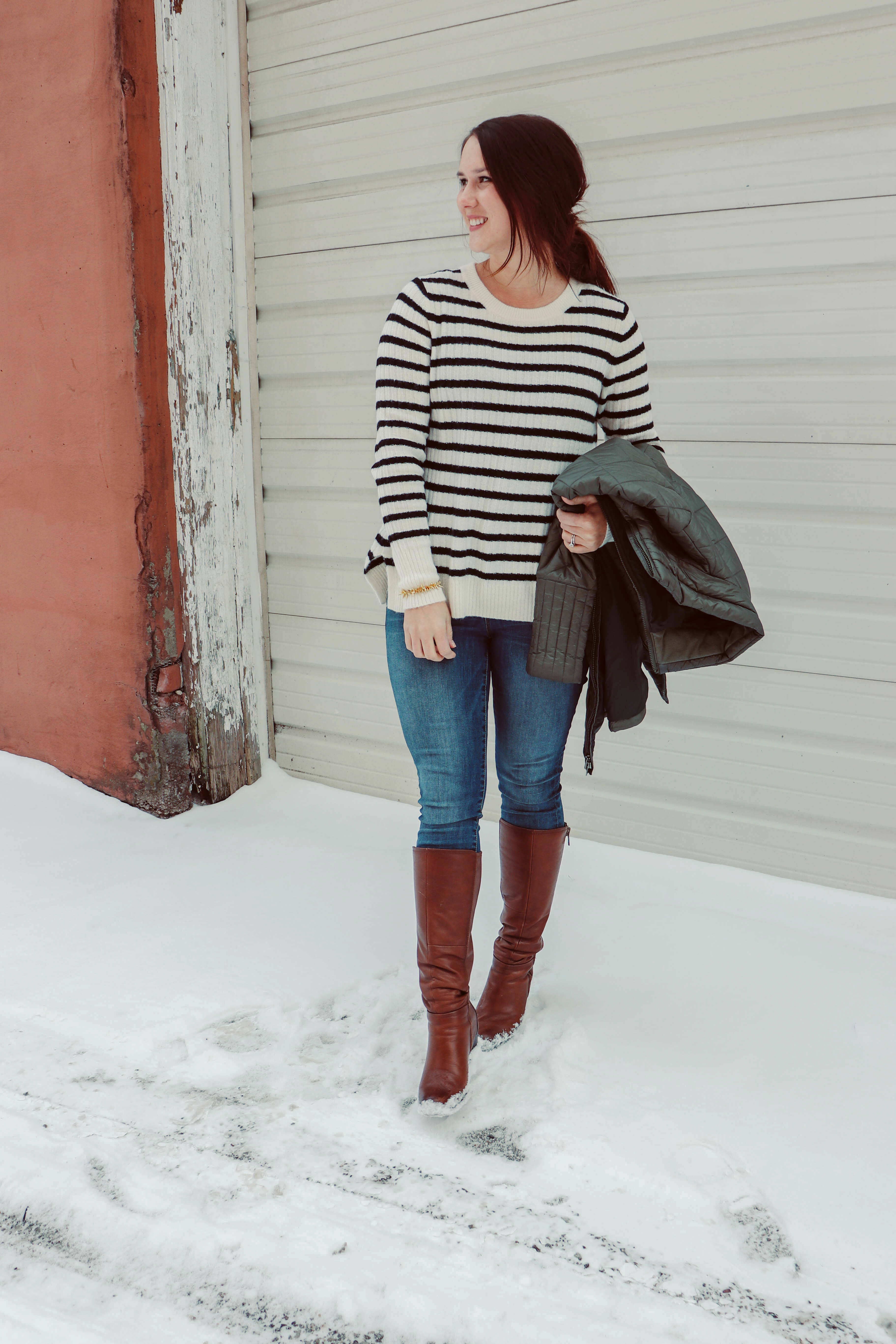 Old Navy striped sweater
