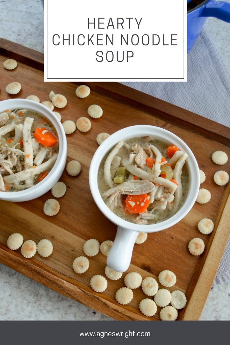 hearty chicken noodle soup - chicken noodle soup recipe